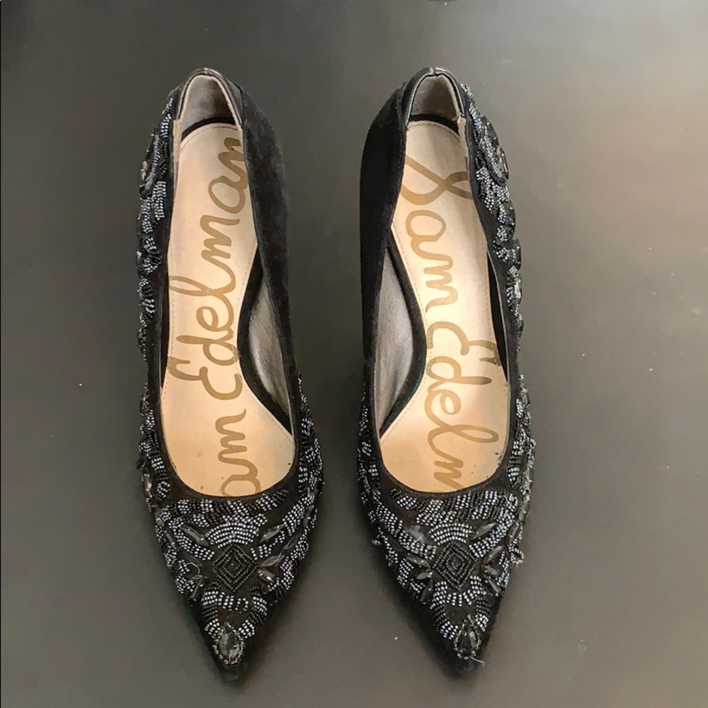 Sam Edelman jeweled heel